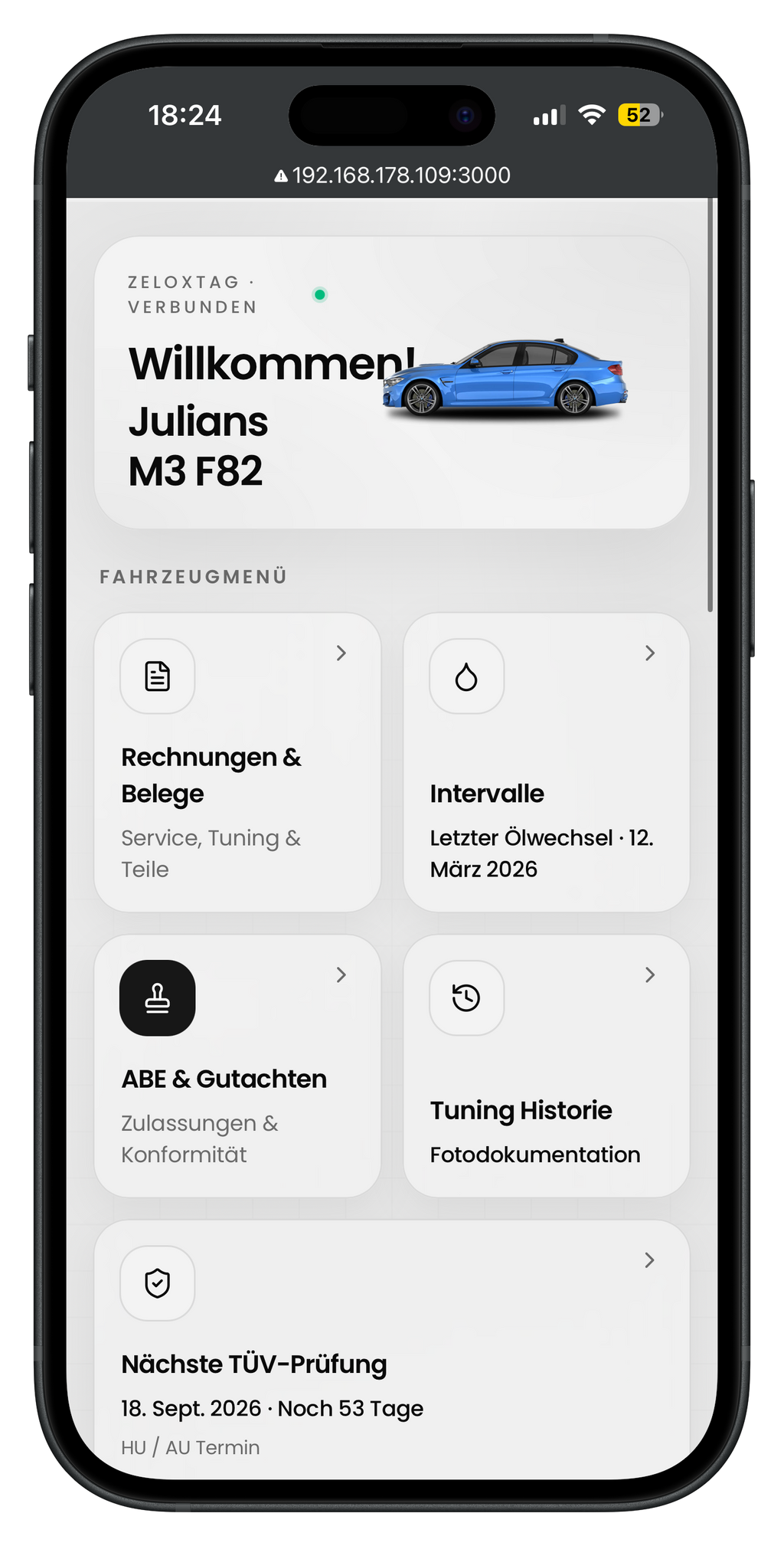 ZaloxTag© QR-Code aus Edelstahl + Digitales Dashboard