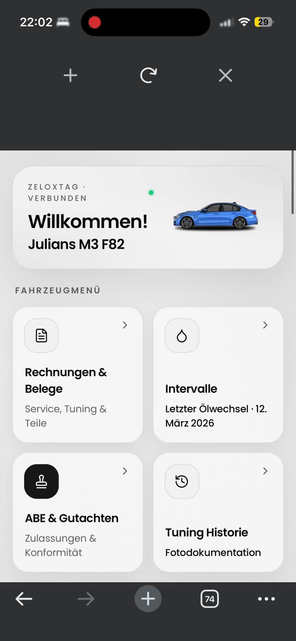 ZaloxTag© QR-Code aus Edelstahl + Digitales Dashboard
