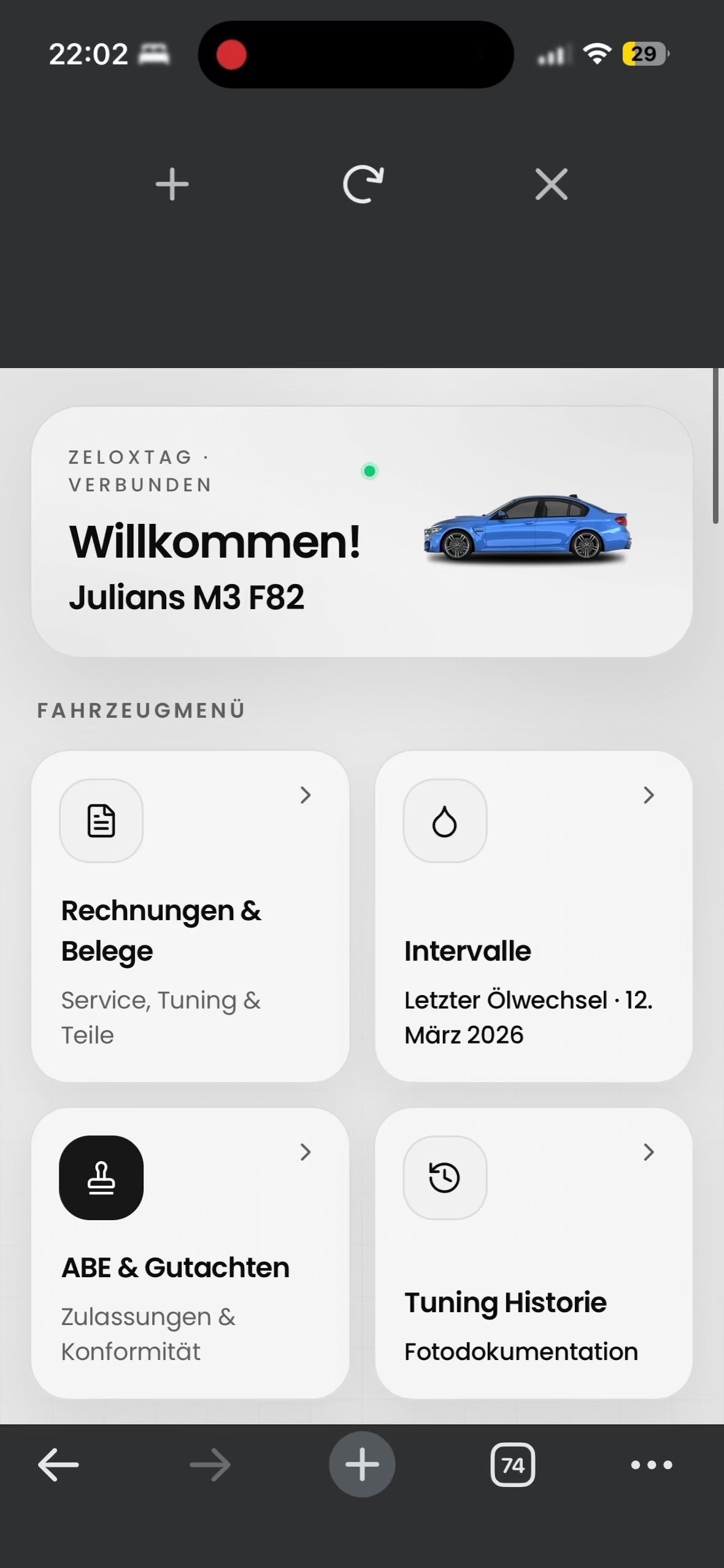 ZaloxTag© QR-Code aus Edelstahl + Digitales Dashboard